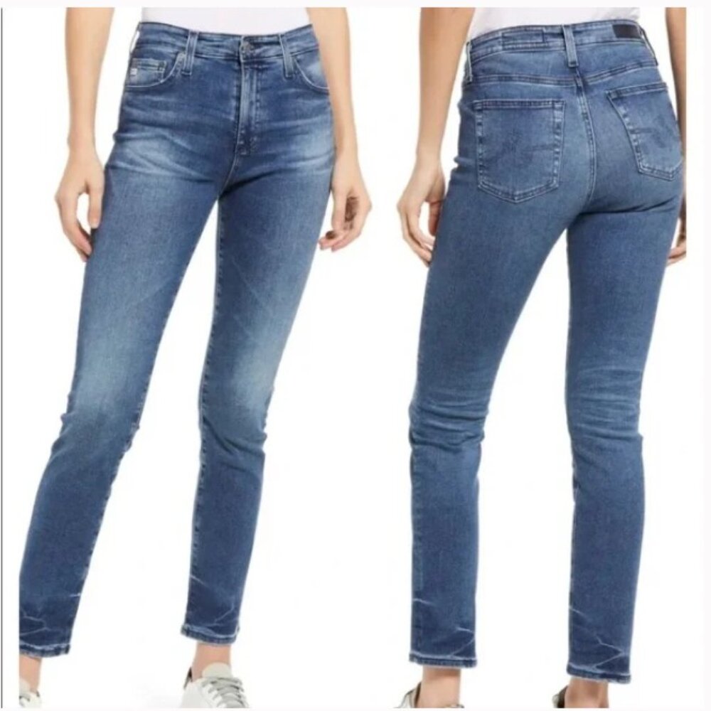 Ag Adriano Goldschmmied Mari High Rise Slim Straight